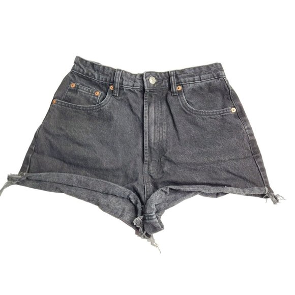 Zara Pants - Zara Womens Sz 8 Cutoff‎ Gray Denim Jean Shorts